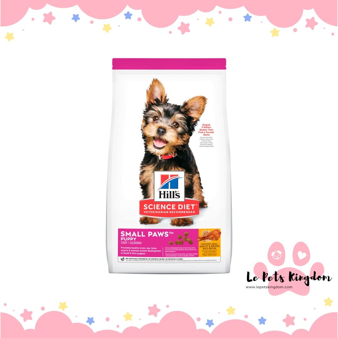 Science Diet Puppy Small Paws Chicken Meal Barley Dry Dog Food