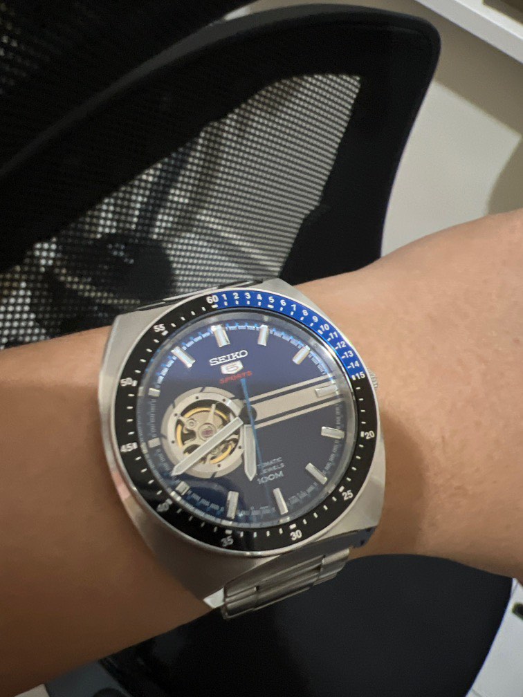 Seiko 5 open heart Men s Fashion Watches Accessories Watches
