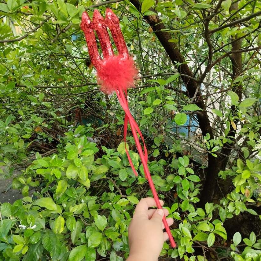 Sequin Devil Magic Wand Weapon (Category: Western Merchandise) located in Cainta. Submitted by japananikanik (Listing ID 1226784409, Image 1). Description: - Preloved - From Japan - NO FLAWS - Item on Hand ready for shipping - Great for gift/collection Prices are for the Item only SHIPPING FEE NOT INCLUDED legit seller.