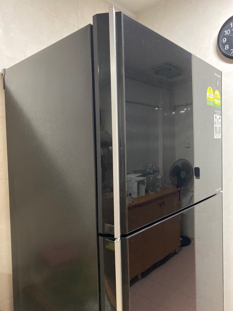 Sharp Fridge SJ-PG60P2-BK, TV & Home Appliances, Kitchen Appliances ...