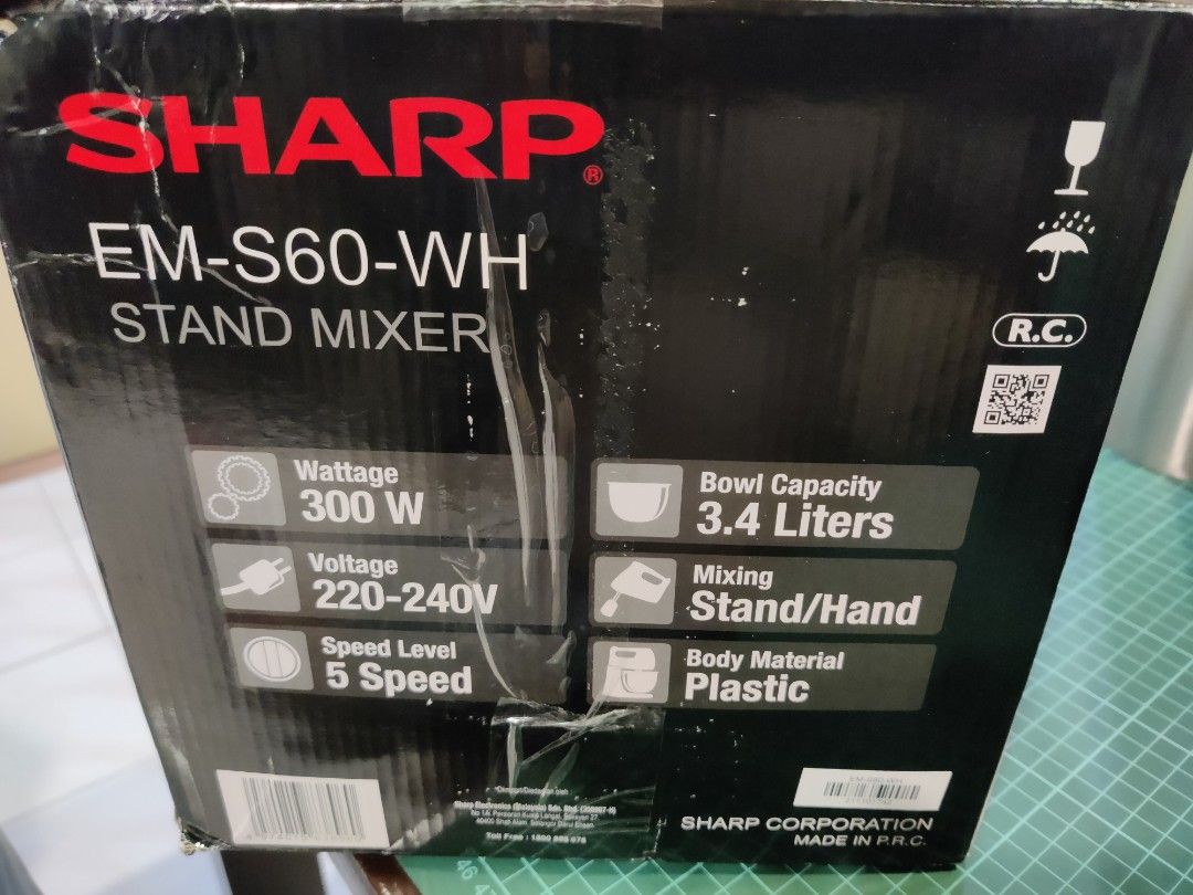 Sharp Stand Mixer, TV & Home Appliances, Kitchen Appliances, Hand ...