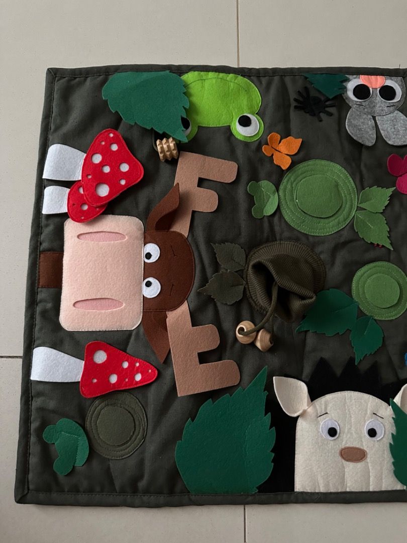 Soft Montessori playmat baby busy book, Babies & Kids, Infant Playtime