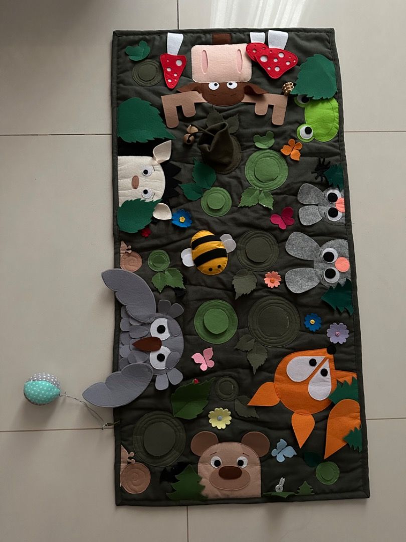 Soft Montessori playmat baby busy book, Babies & Kids, Infant Playtime