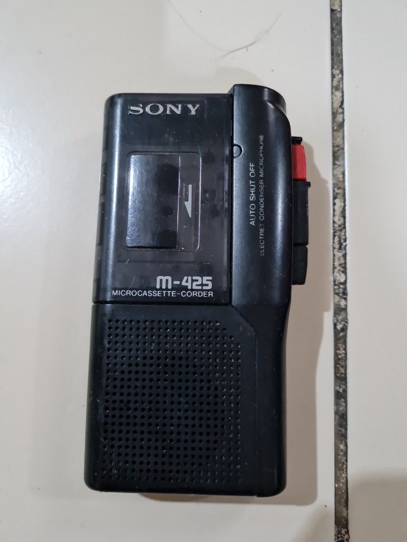 Sony m 425 microcassete recorder, Audio, Voice Recorders on Carousell