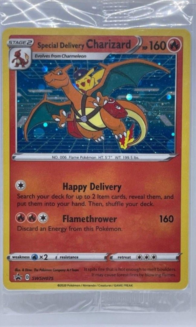 codes for special delivery charizard are starting to... Special delivery charizard swsh075, Hobbies & Toys, Memorabilia ...