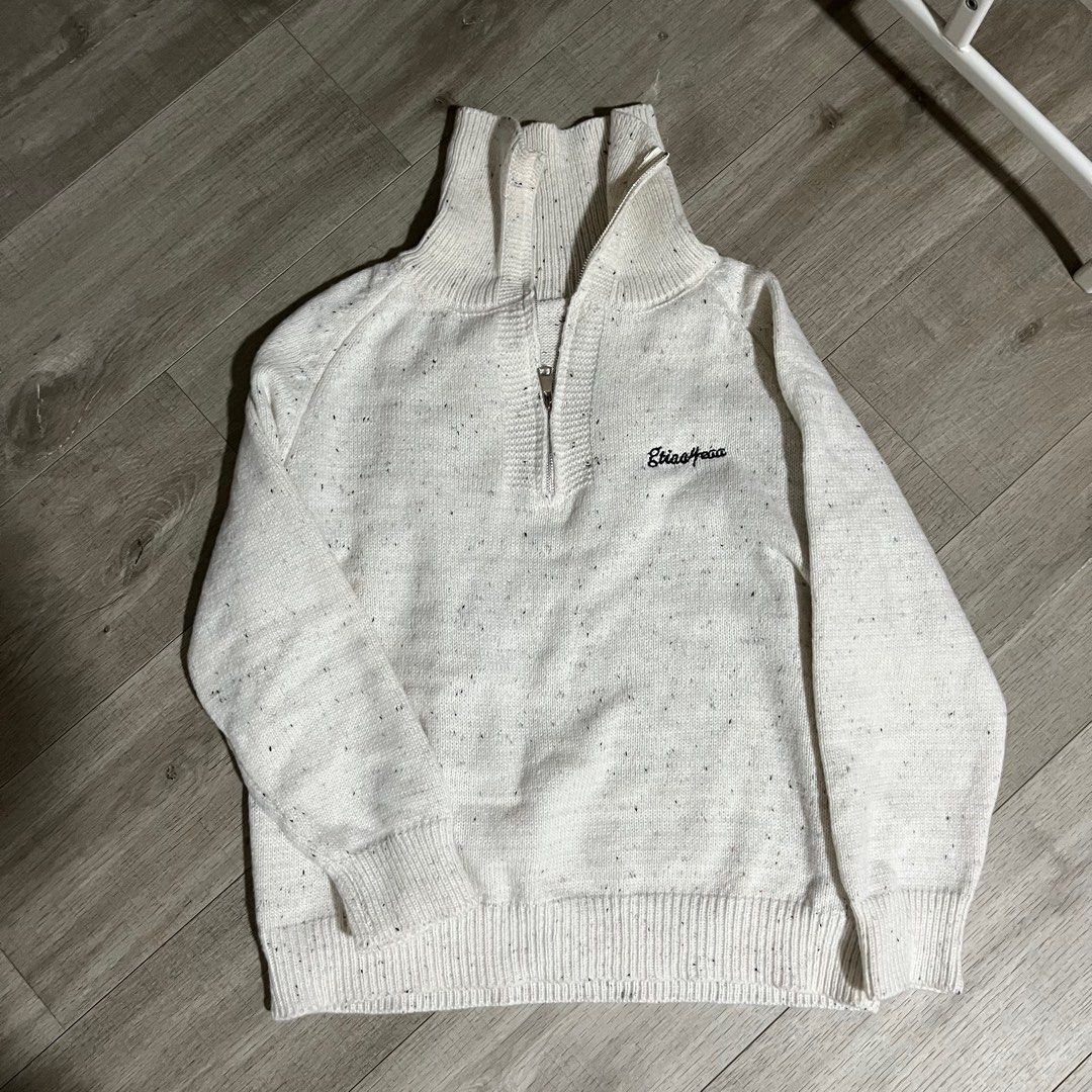 White new arrivals speckled sweater