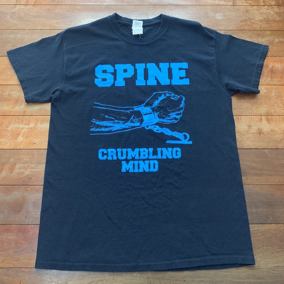 Spine Crumbling Mind Hardcore Roundneck, Men's Fashion, Tops & Sets