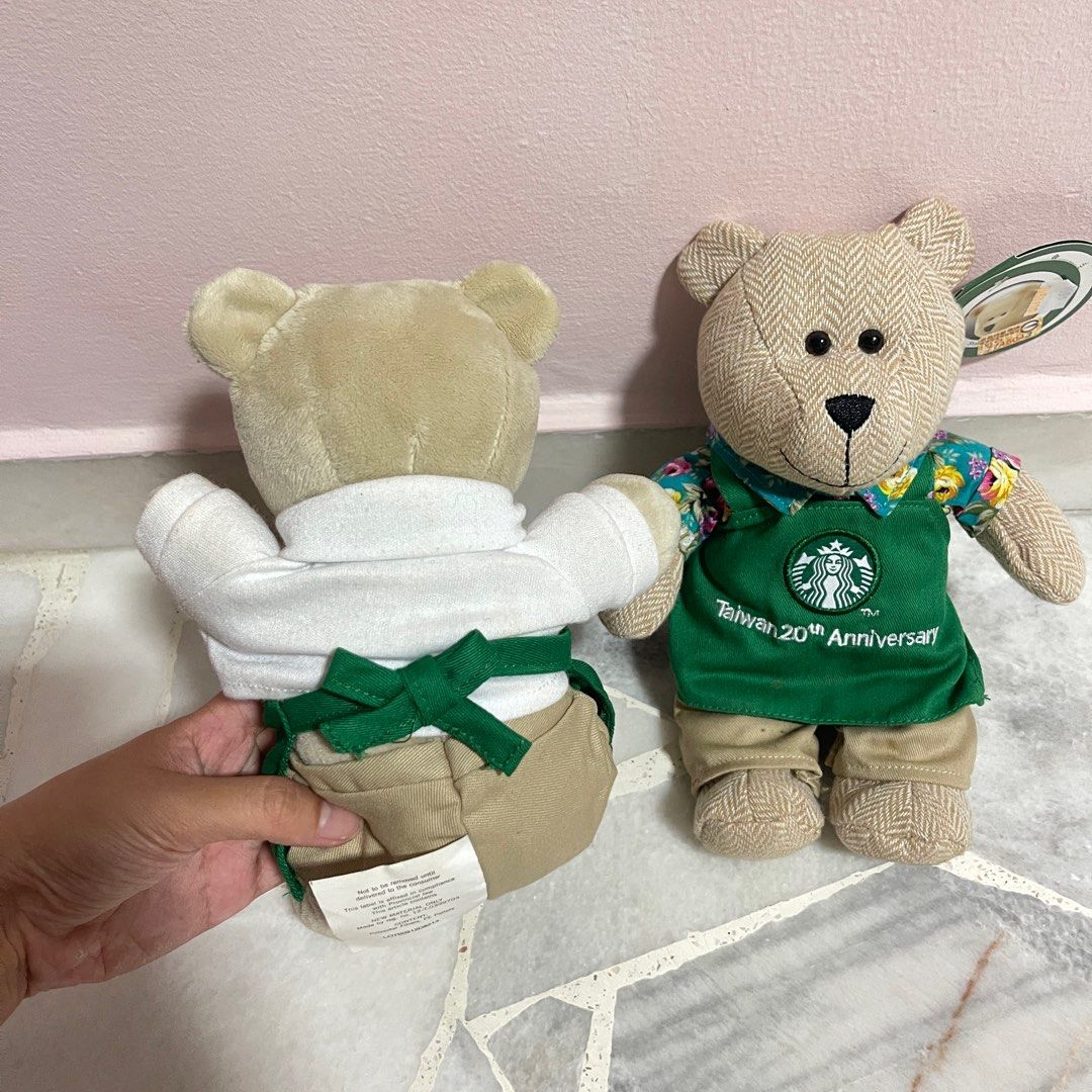 Starbucks Teddy Bear Soft Toys, Hobbies & Toys, Toys & Games on Carousell