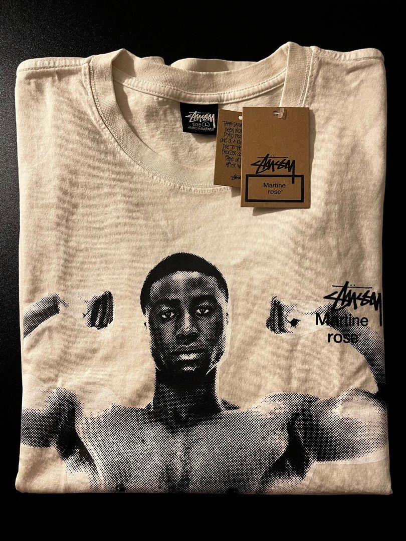 STUSSY x MARTINE ROSE Short sleeve T-shirt white L Genuine / B4217