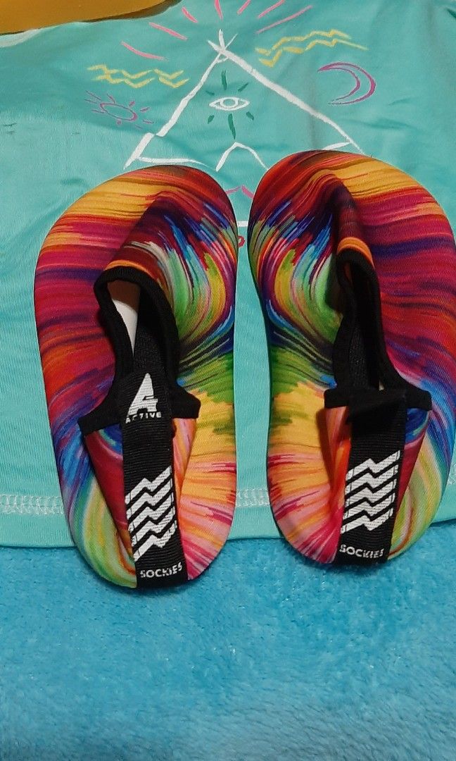 Summer essentials for baby girl. (Category: Babies & Kids Fashion) located in Pasig City. Submitted by jdmine (Listing ID 1226804074, Image 2). Description: 13pcs swim suits for girls ages new born up to 6yo (depending on your kid's size). includes Active Sockies swim shoes size 34/35 (worth 700) and sand castle toys plus swim arm band..