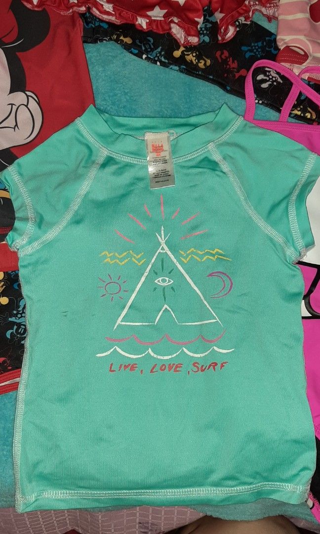 Summer essentials for baby girl. (Category: Babies & Kids Fashion) located in Pasig City. Submitted by jdmine (Listing ID 1226804074, Image 3). Description: 13pcs swim suits for girls ages new born up to 6yo (depending on your kid's size). includes Active Sockies swim shoes size 34/35 (worth 700) and sand castle toys plus swim arm band..