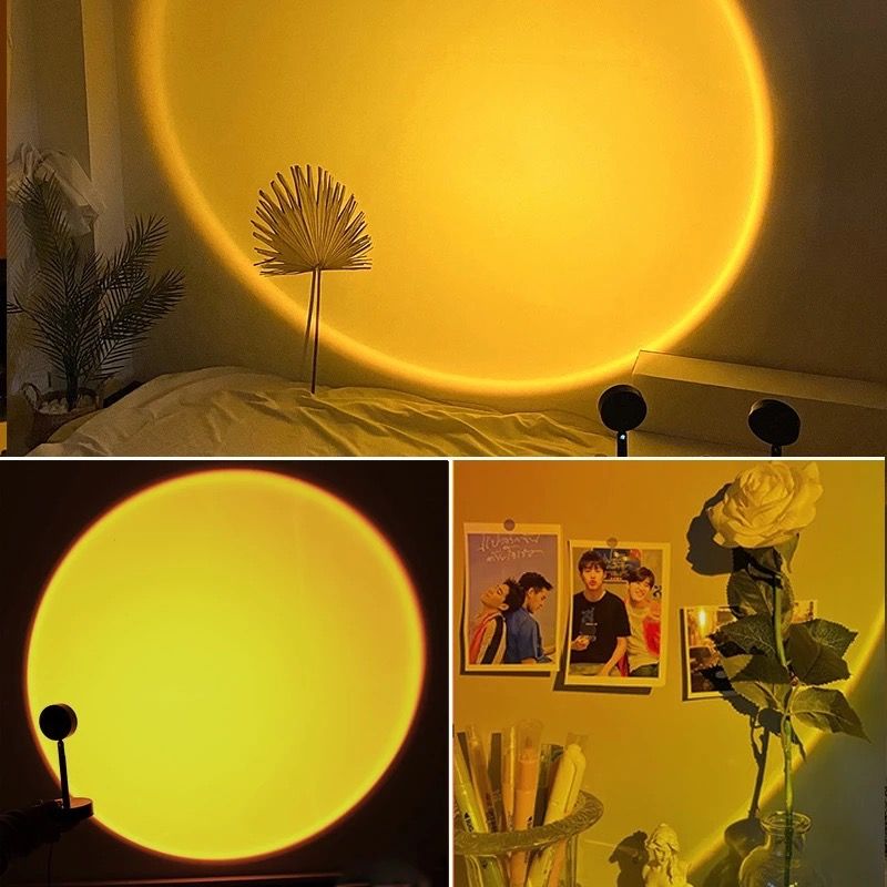 Sunset Lamp, Sunset Light, Projector Sun Light 10W LED Projection Night  Light