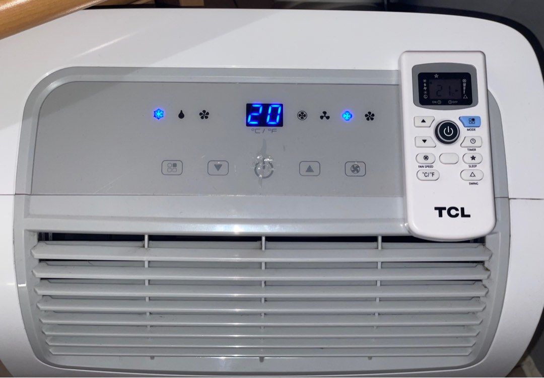 TCL PORTABLE AIR CONDITIONER 10CPA/HNG, TV & Home Appliances, Air Conditioners & Heating on