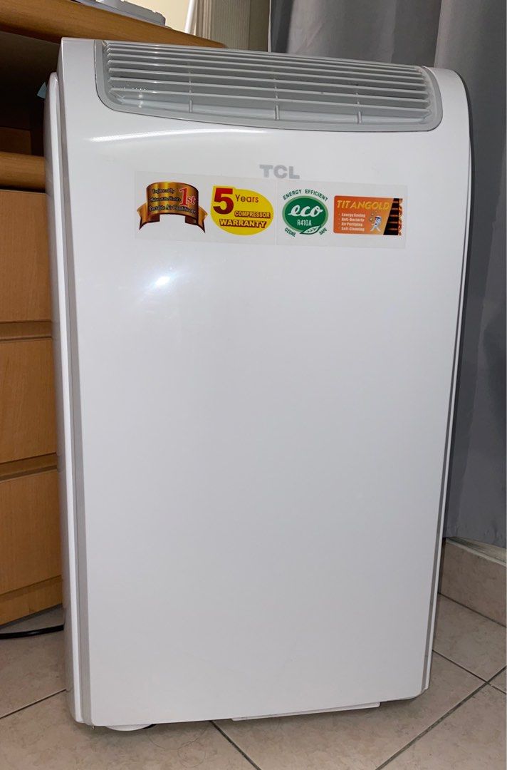 TCL PORTABLE AIR CONDITIONER 10CPA/HNG, TV & Home Appliances, Air