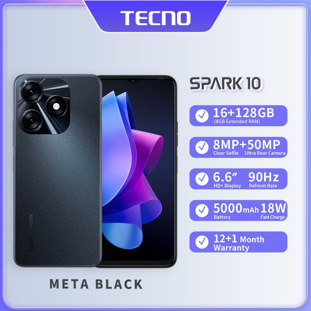 TECNO Spark 10 8+128 & TECNO Spark 10 Pro 8+256 Brand New, Mobile ...