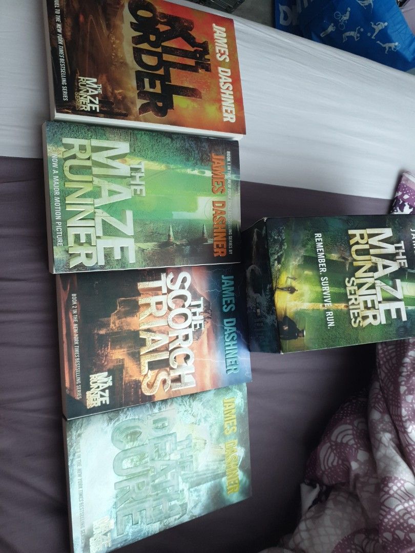The Maze Runner complete series, Hobbies & Toys, Books & Magazines
