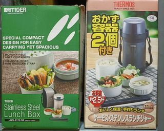 Tiger LWU-A201-HD Japan Warming Lunch Box StainLess Charcoal Gray New