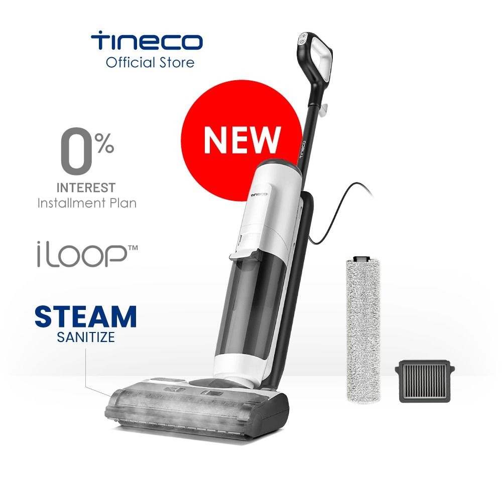 Tineco FLOOR ONE S5 STEAM Smart Floor Washer Wet Dry Vacuum Cleaner With Steam Mop Wash Sanitize