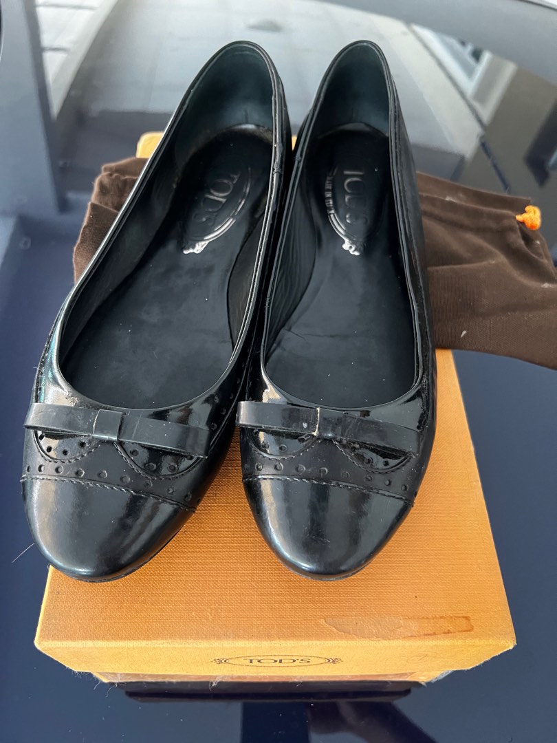 Tods flat shoes cheap