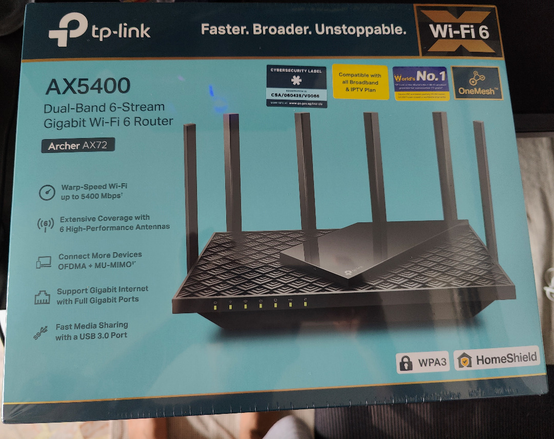 TP-Link AX5400 Wifi 6 Router, Computers & Tech, Parts & Accessories ...