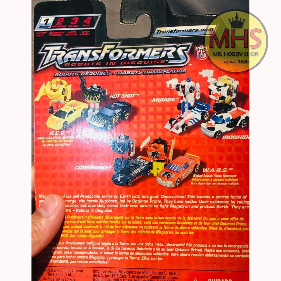 Transformers Robot in Disguise Spy Changers Ironhide and Mirage (2001