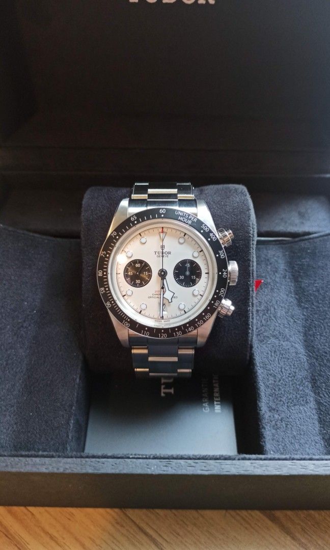 Tudor Blackbay Chrono M79360 Panda (Category: Luxury Watches) located in Makati City. Submitted by jhyub (Listing ID 1226691315, Image 1). Description: Brand New Tudor Blackbay Chrono Panda M96360 Bought from foreign AD 2022 Complete with receipt.
