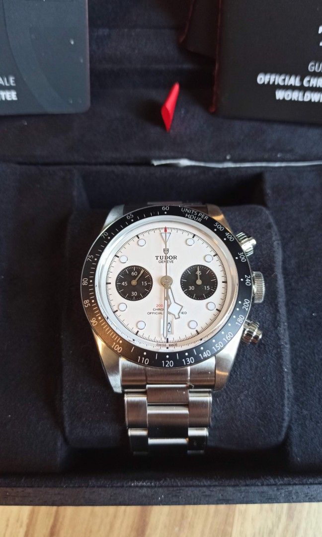 Tudor Blackbay Chrono M79360 Panda (Category: Luxury Watches) located in Makati City. Submitted by jhyub (Listing ID 1226691315, Image 3). Description: Brand New Tudor Blackbay Chrono Panda M96360 Bought from foreign AD 2022 Complete with receipt.