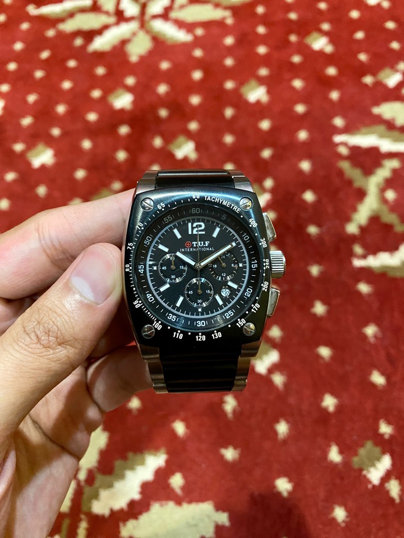 超格安一点 Chronograph International T.U.F Men's Fashion Men's Watch, その他