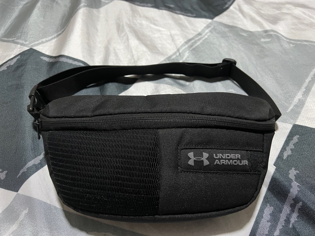 Under Armour Waist Bag (black), Men's Fashion, Bags, Sling Bags on