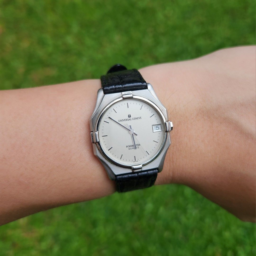 Universal Geneve Polerouter Quartz, Luxury, Watches on Carousell
