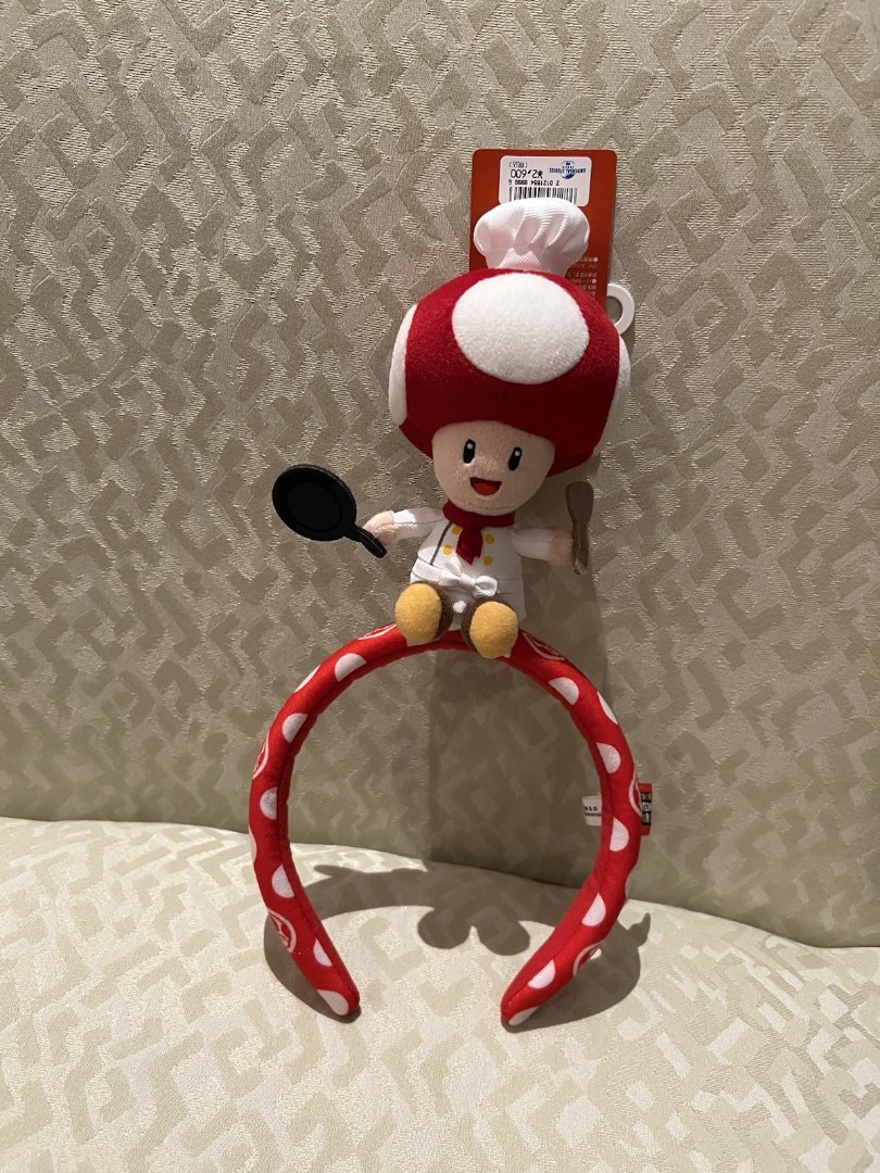 USJ Limited Chef Toad Headband Universal Studios Japan Super Nintendo World,  Hobbies & Toys, Toys & Games on Carousell