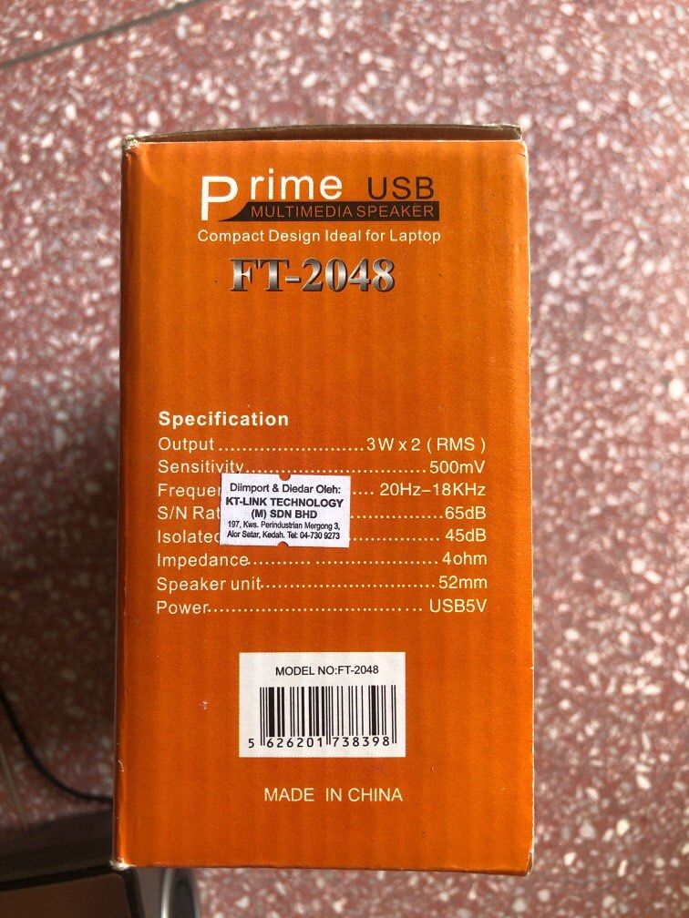 USB + Audio Jack Desktop Speaker, Audio, Soundbars, Speakers