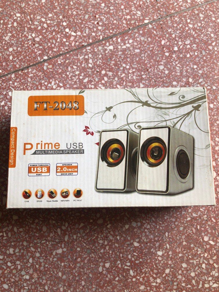 USB + Audio Jack Desktop Speaker, Audio, Soundbars, Speakers