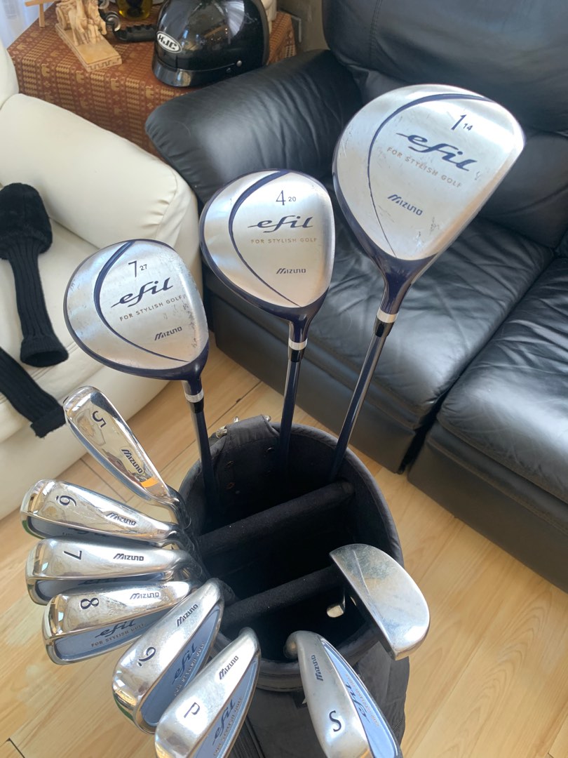 Used Mizuno Golf Efil Ladies Club Set, Sports Equipment, Sports & Games