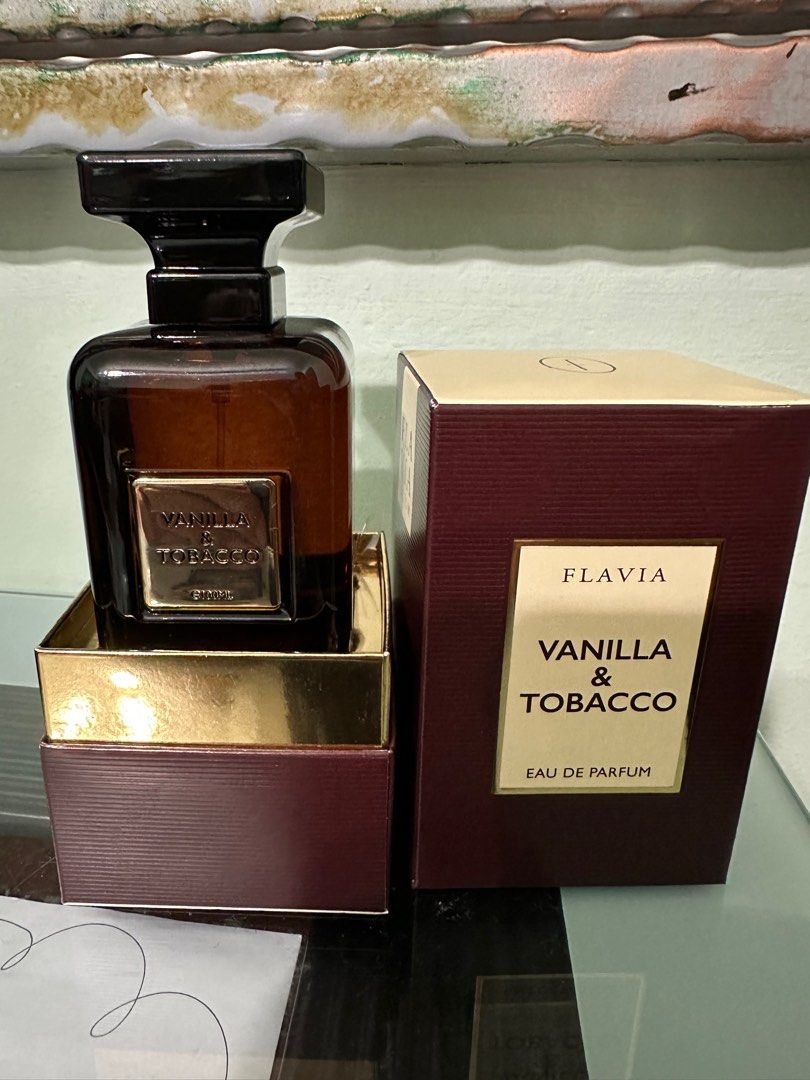 VANILLA & TOBACCO 100ML EDP BY FLAVIA, Beauty & Personal Care, Fragrance & Deodorants on Carousell