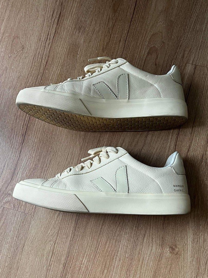 Veja Campo x Mansur Gavriel Crema Limited Edition, Women's Fashion