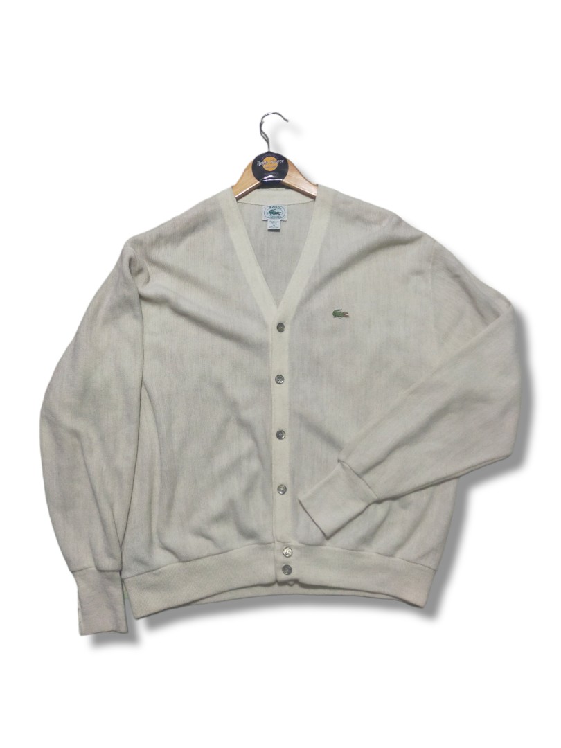 Vintage Lacoste Cardigans, Men's Fashion, Coats, Jackets and Outerwear
