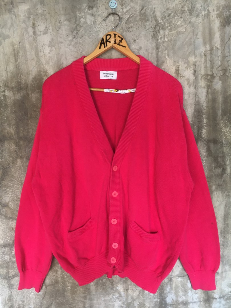 Vintage UCB Knitted Mens Cardigan on Carousell