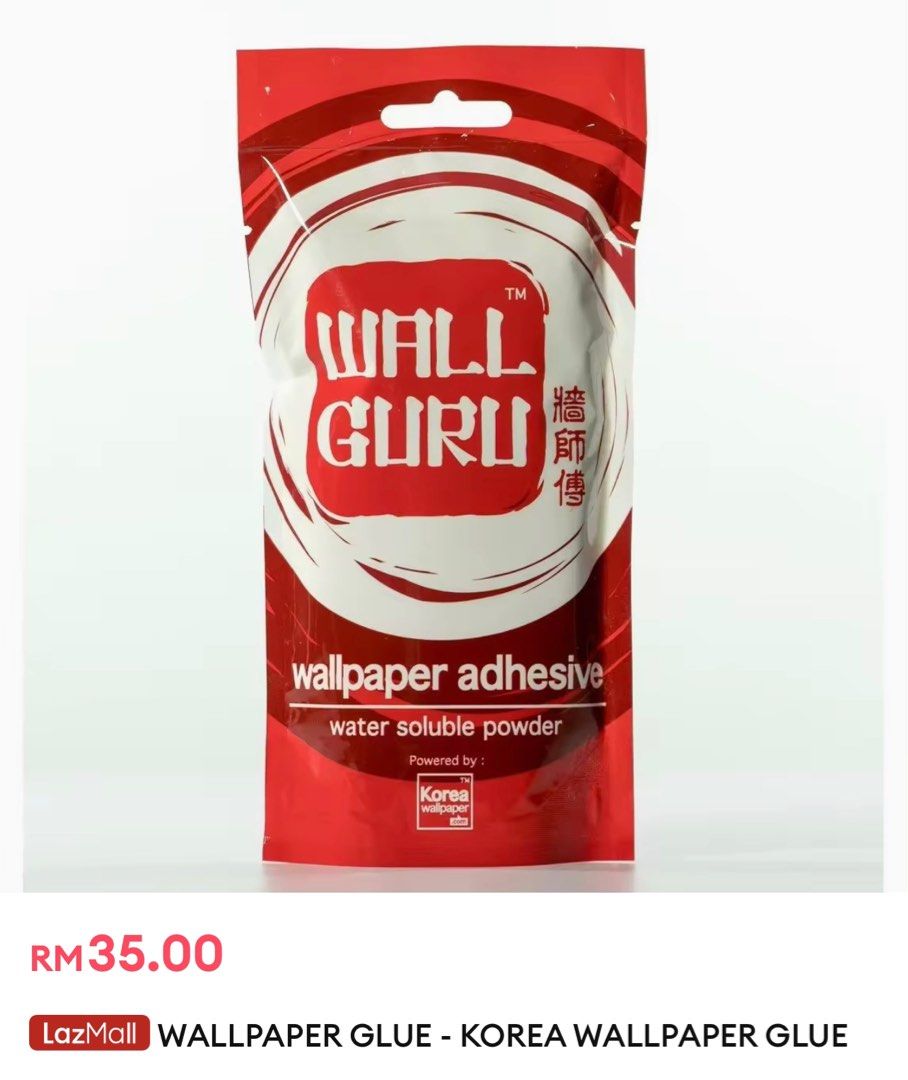 Wallpaper glue korea wallpaper, Furniture & Home Living, Home Decor