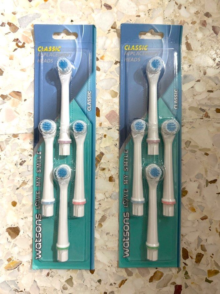 watsons classic battery operated toothbrush replacement heads, Beauty