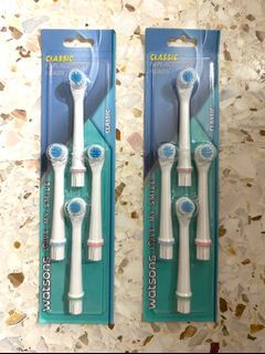 watsons classic battery operated toothbrush replacement heads