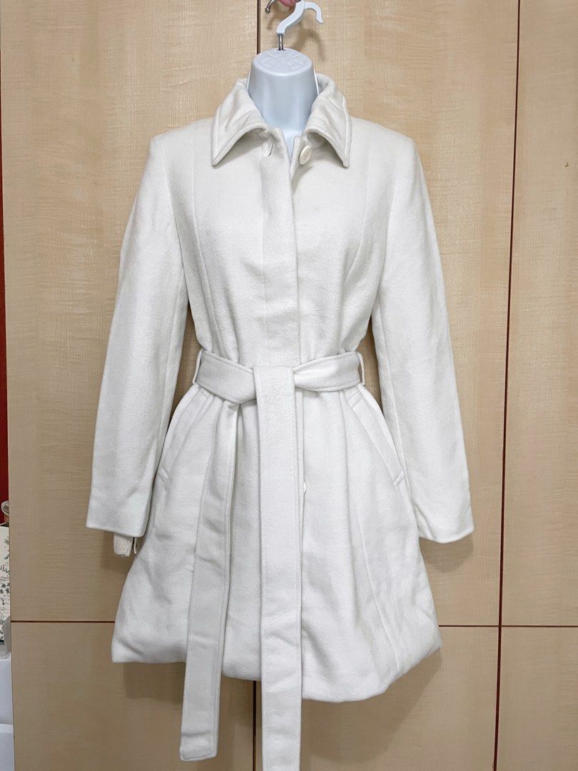 White hotsell cream coat