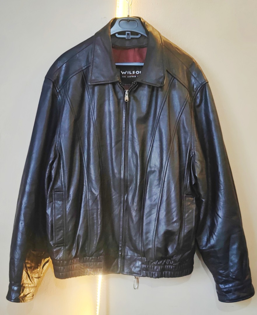 WILSONS LEATHER JACKET on Carousell