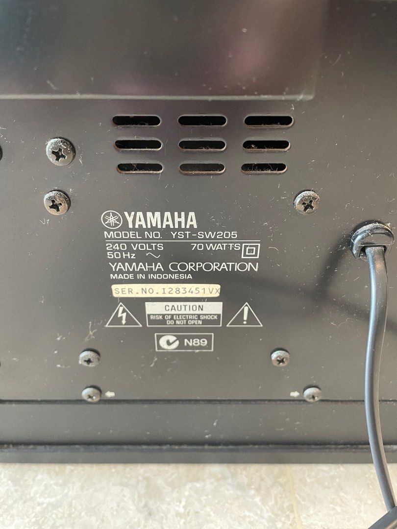 Yamaha Subwoofer YSTSW205, Audio, Soundbars, Speakers & Amplifiers on