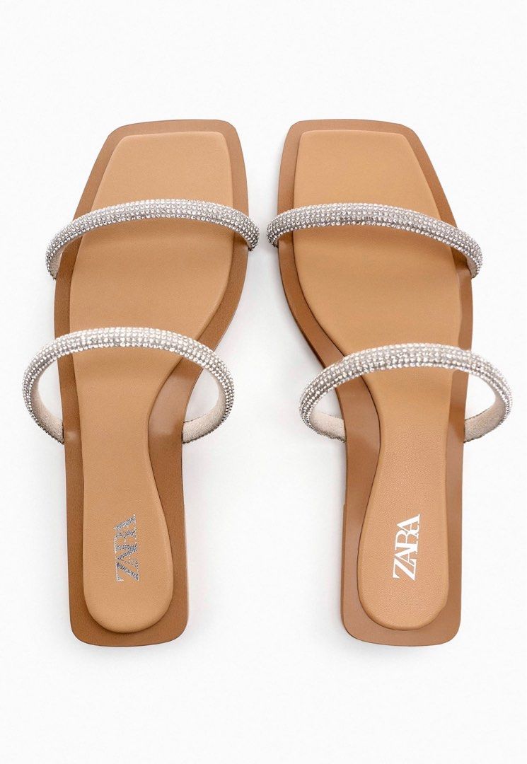 Zara shop diamante sandals