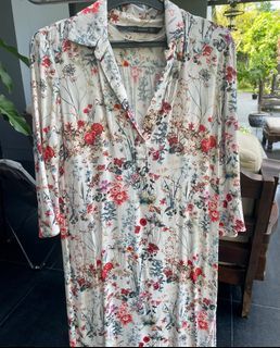 Zara Floral Shirt Dress