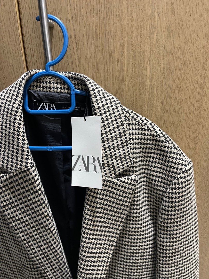 Houndstooth jacket zara new arrivals
