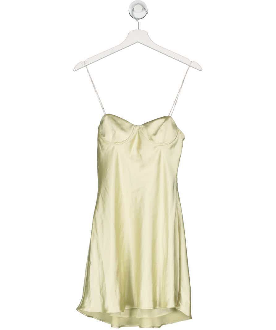 zara satin dress with rhinestone straps ZARA dress(rhinestone strap) Size XS Sale price Rs.1999/-
