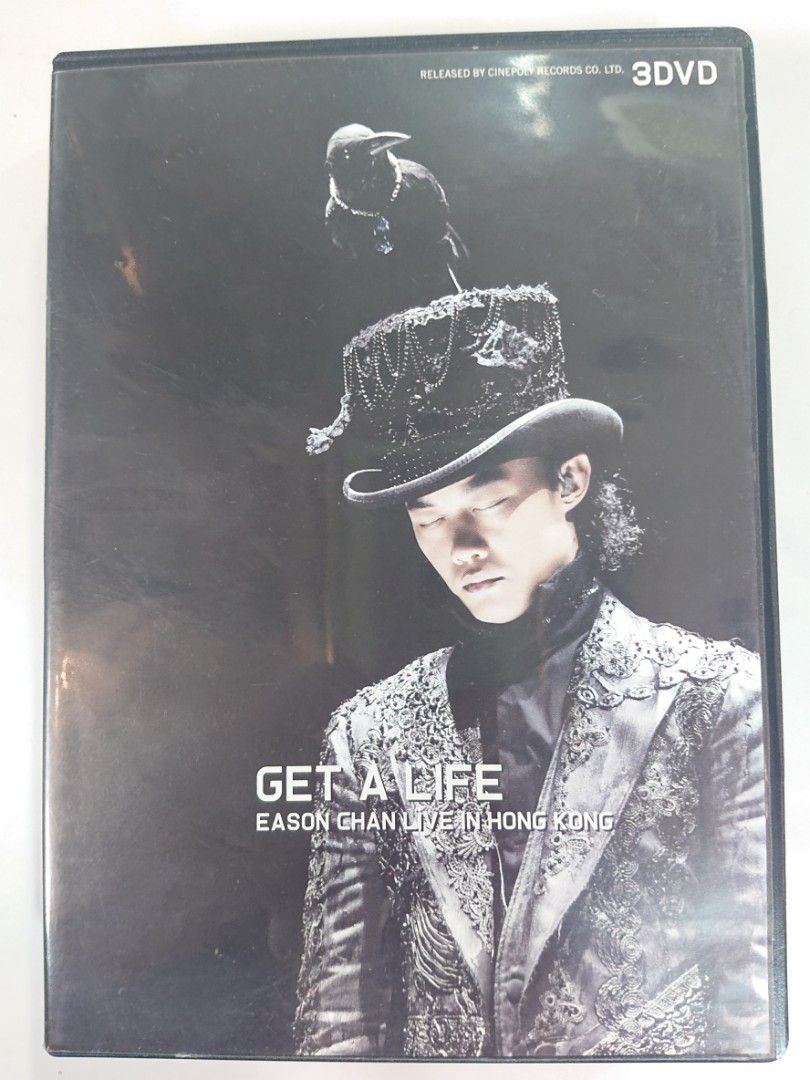 3dvd 陳奕迅get a life live in hong kong. 9m, 興趣及遊戲, 音樂、樂器& 配件, 音樂與媒體- CD 及DVD  - Carousell