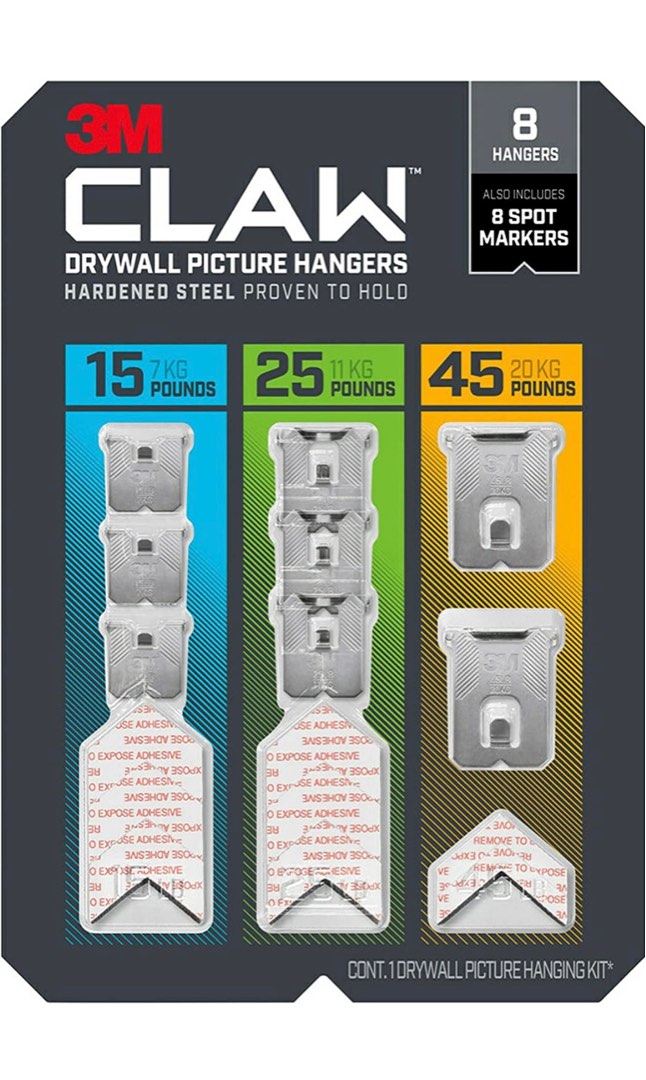 3M CLAW Drywall Picture Hangers